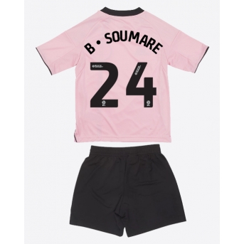 Billige Fotballdrakt Leicester City Boubakary Soumare #24 Replika Tredjedraktsett Barn 2025-26 Kortermet (med bukser)